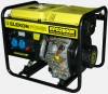 Генератор дизельный ELEKON POWER EPD2800E 220В, ном/макс мощность = 2.8/3.3кВт, бак 14л, 75кг, ручной + электростартер, аккумулятор, колёса