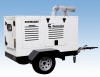Электростанция сварочная дизельная передвижная на одноосном шасси FIRMAN SDW400DCT (двигатель Cummins 4B3.9G1) 380/220В ном/макс мощность = 32/35кВт, бак 60л, 1350кг, электростартер, сварочный ток 20-400А