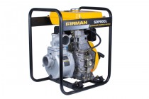 Мотопомпа FIRMAN SDP80CL, дизельная, для чистой и слабозагрязненной воды, высота подъема/всасывания 31/8 м, производительность 60 м.куб/ч, вх/вых диаметр 80 мм (3"), ручной пуск